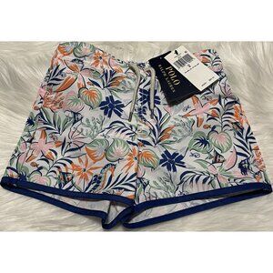 NEW Polo Ralph Lauren Swim Trunks Boys  Size 6 Printed Tropical Seahorse Lined